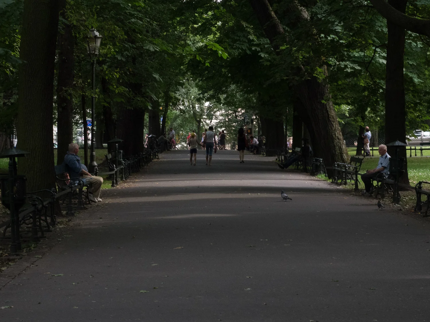  Aging men with beers are a common sight on the cities&nbsp;park benches 