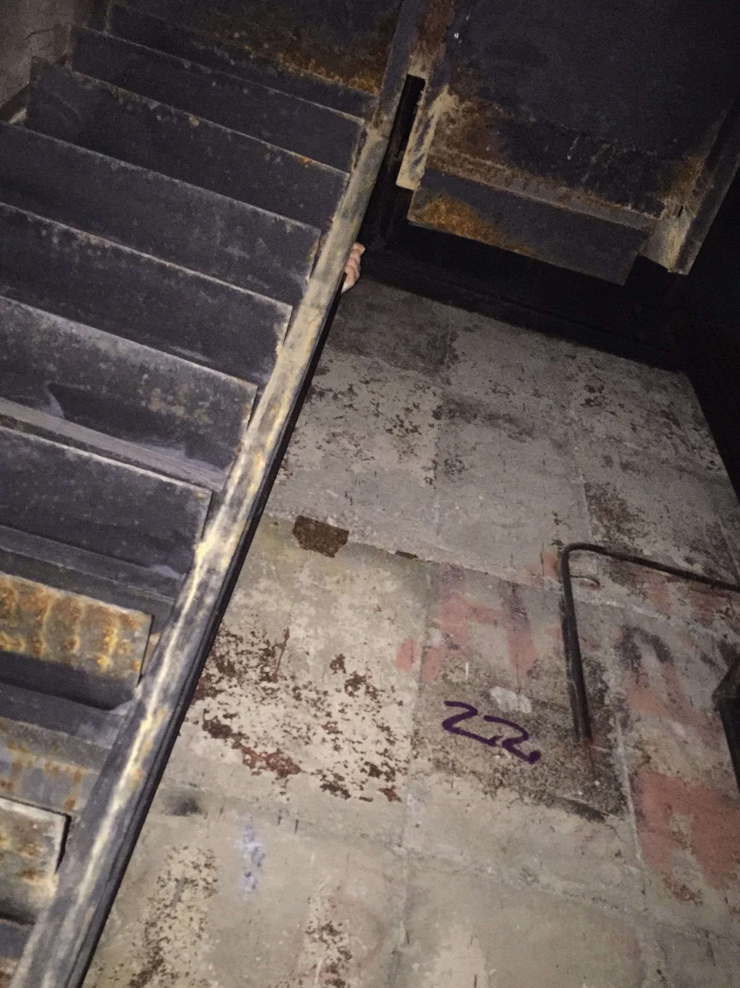  18 stories of ladders in the pitch black... 